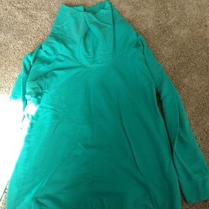 Maternity long sleeve oversized turtleneck